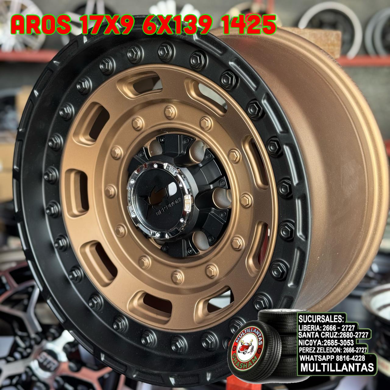 AROS # 17X9 12X135-139.7 ET-12 XB 1425